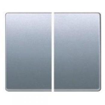 Juego de teclas doble interruptor conmutador aluminio prusia BJC Mega 22709-AP