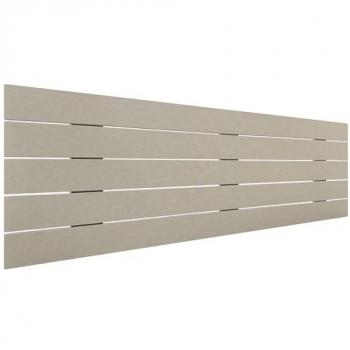 Cabecero Tapizado de Polipiel Premium con Paneles Intercambiables Acolchado (Vino Tinto, 150cm) y Cabecero de Madera Reciclada DM Estilo Palet Horizontal (135x46