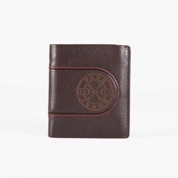Pepe Jeans Burned Cartera Vertical Marrón 8,5x10,5x1 cms Piel