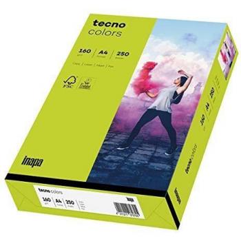 Papel Multifuncional Tecno Colores A4 160 g/m² Verde Brillante 250 Hojas