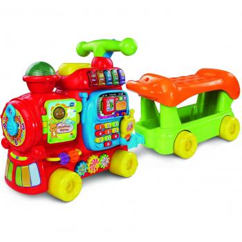 VTech Maxi Tren ABC 5 en 1, Andador y Correpasillos Educativo para Bebés +1 Año - Versión Española