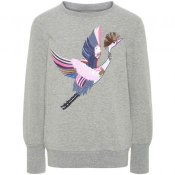 NAME IT Sudadera Nkfnelly Gris 146152 Gris