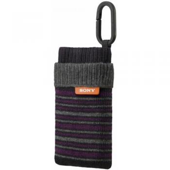Funda Protectora Sony LCSCSZB de Tipo Calcetín para Cámara Compacta en Negro