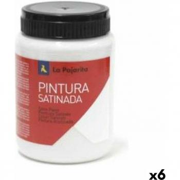 Témpera Gouache La Pajarita L-19 6 Piezas Gris Escolar Satinado
