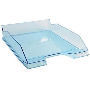 Exacompta Linicolor - Bandeja de correo, color turquesa transparente glossy