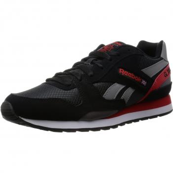Reebok GL 3000, Zapatillas de Running para Hombre, Negro / Gris / Rojo