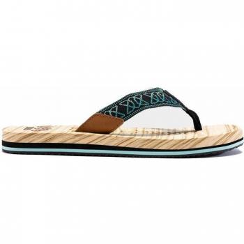 Chanclas Mujer Joma Lanzarote Camel/Turquesa