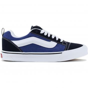 Zapatillas deportivas de Hombre Marca Vans Modelo Knu Skool color azul navy, tipo casual, material de piel