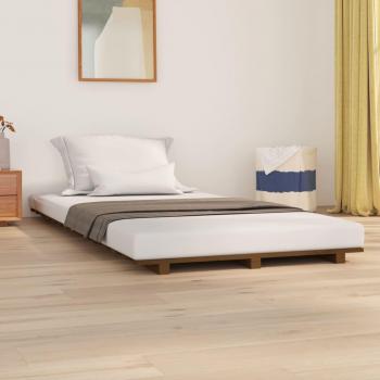 Cama de madera maciza de pino Honeylolet 75x190 cm