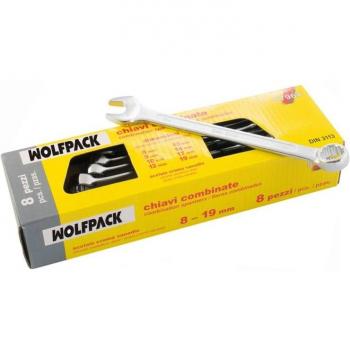 Juego de llaves combinadas Wolfpack Plus de 8 piezas