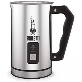 Bialetti Mk01 Espumador de Leche automático Plata, 500 W, 1 Cups, Madera