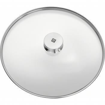 Zwilling 40990 – 932 - Tapa de vidrio transparente y acero inoxidable, 32 cm