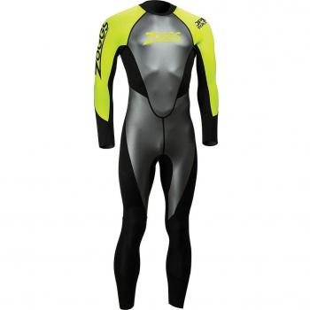 Zoggs Own Explorer GSK FS 3.2.2 Traje de Neopreno para Hombre Aguas Abiertas Negro Verde