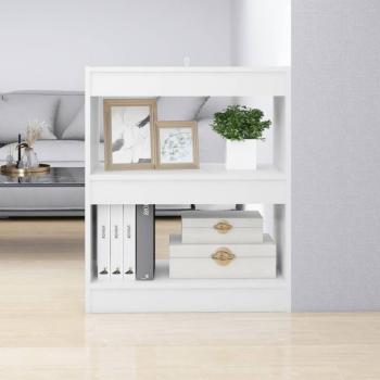 White Bookshelf/Room Divider 60x30x72 cm