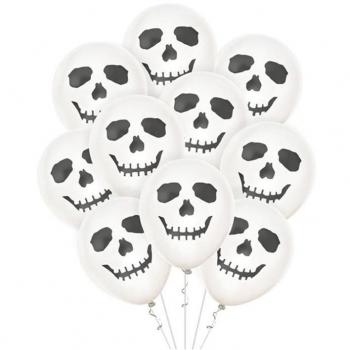 Pack de 10 Globos Fantasma Feliz de 30 cm