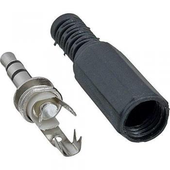 Conector Jack Estéreo 3,5mm InLine® Versión para Soldar