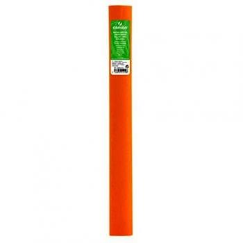 Papel Crepón Naranja 50x250cm 30g