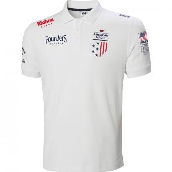 Helly Hansen Men's Riftline Quick-Dry Tactel® Short Sleeve Polo Shirt White Size S