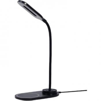 Gembird TA-WPC10-LED-01 Lámpara de Escritorio con Cargador Inalámbrico Negro