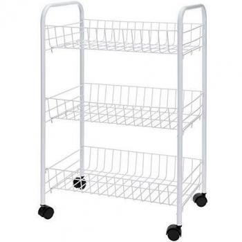 Excellent Houseware Carro de Cocina con 3 cestas