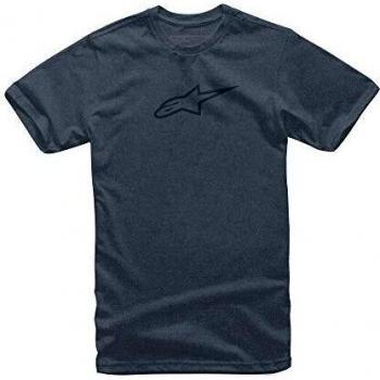 Alpinestar Ageless II tee Camiseta de Manga Corta con Logo de Corte Moderno, Hombre, Navy Heather/Navy, XL