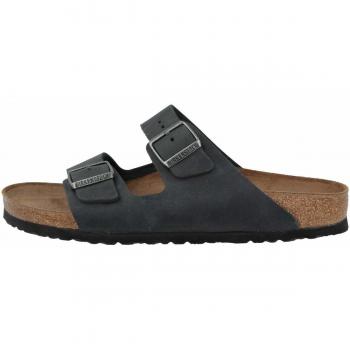 Birkenstock Arizona Premium Black Leather Double Buckle Slip-On Sandals Size 13 US (46 EU)
