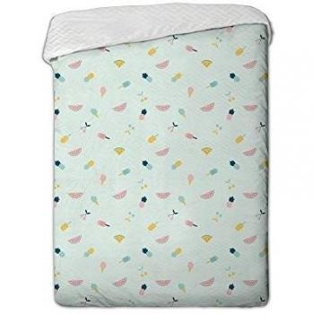 Sisomdos SSD029 - Colcha bouti para cama, multicolor, 200 x 260 cm