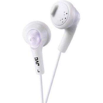 JVC HA-F160-W-E Gumy - Auriculares de botón, color blanco
