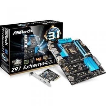 ASRock Z97 EXTREME4/3.1 Intel Z97 1150 ATX 4 DDR3 SLI/XFire USB 3.1 tarjeta SATA Express M.2