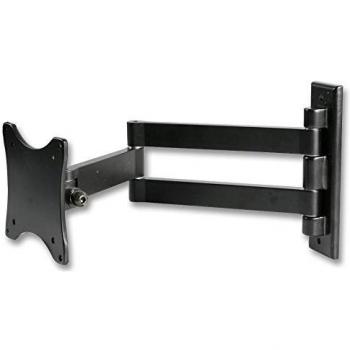 Tilt and Swivel Double Arm TV Wall Mount - 13-27 Screen