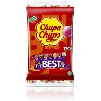 Chupa Chups Original Caramelo con Palo, de Sabores Variados, 120 x 12g