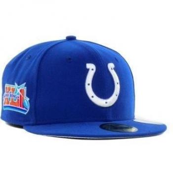New Era NFL INDIANAPOLIS COLTS Side Patcher SB XLI 59FIFTY Cap, Größe:7 3/8