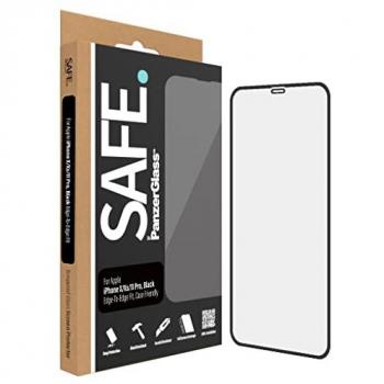 Protector de Pantalla SAFE Ultra-Wide Fit para Apple iPhone X, Xs y 11 Pro - Cristal Templado, Transparente, Resistente a Arañazos y Golpes