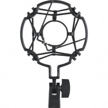 Gator Frameworks Universal Shock Mount for 42-48mm Large-Diaphragm Condenser Microphone - Black DJ Stand