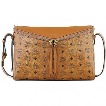 MCM Diamond Medium Brown Crossbody Bag for Women