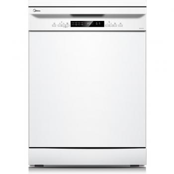 Lavavajillas Midea MFD60S210W.1-ES de 14 servicios con Bandeja para Cubiertos, 60 cm, y 8 Programas