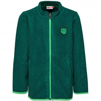LEGO Wear Boy Ninjago-Siam 115-Fleecejacke, Chaqueta para Niños, Verde