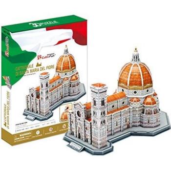 Puzle 3D Cubic Fun MC188h, Catedral de Santa María de la Flor, Florencia, Italia