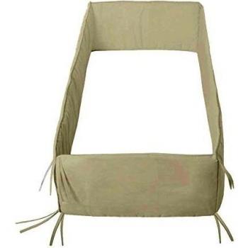 Cambrass Liso E - Protector de cuna, 420 x 30 cm, color beige