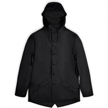 Rains Classic Jacket - Black, Size X-Small, Unisex Rain Jacket