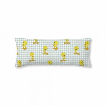 Funda de Almohada 100% Algodón Modelo Tweety Vichy Verde 45 x 125 cm