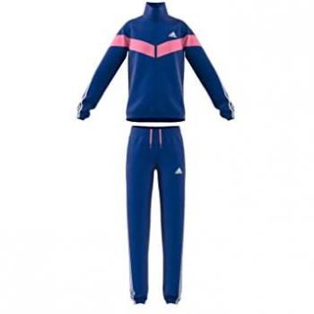 Chándal Adidas Aeroready Colorblock 3S azul rosa blanco junior - 164
