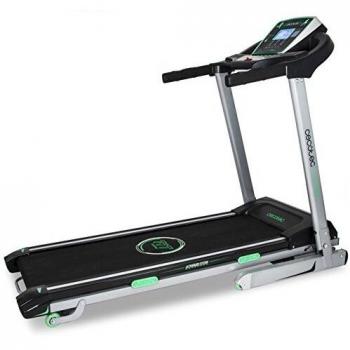 Cecotec Cinta de Correr Eléctrica Plegable Extreme Track. 3 CV, Sistema de amortiguación, Brazos de Agarre de Espuma, Pantalla LCD, 12 Programas, hasta 18 km/h, Peso Máximo 120 Kg