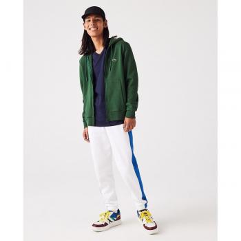 Sudadera Lacoste Classic Fit SH9626-00 para Hombre con Bolsillo Canguro en Algodón y Poliéster Verde