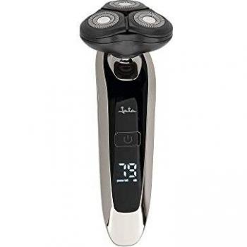 JATA JBMA1400 - Afeitadora eléctrica de hombre para usar en húmedo y seco. Máxima precisión. 3 niveles de ajuste. Rotación de cabezales 360º. Autonomía 90 minutos. Incluye accesorios. Carga rápida