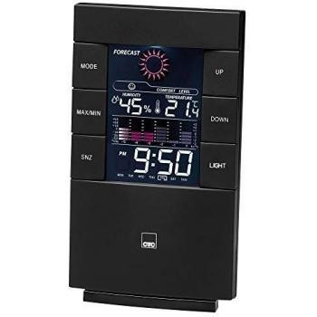 CTC WSU 7024 - Estación meteorológica multifuncional con reloj y pantalla LCD a color