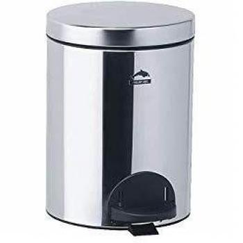 Papelera con pedal de acero inoxidable anticorrosión 5 litros - Gama Pro Pellet