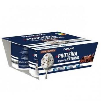 Yogur Stracciatella Proteínas Danone Pack 4x100g
