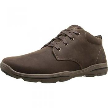 Zapatilla Casual Skechers Harper Melden Marrón con Cordones y Suela de Goma para Caballero Talla 40