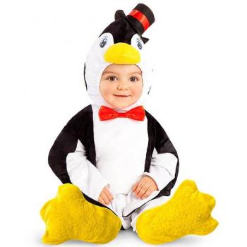 Disfraz de Pingüino con capucha y patitas para bebé